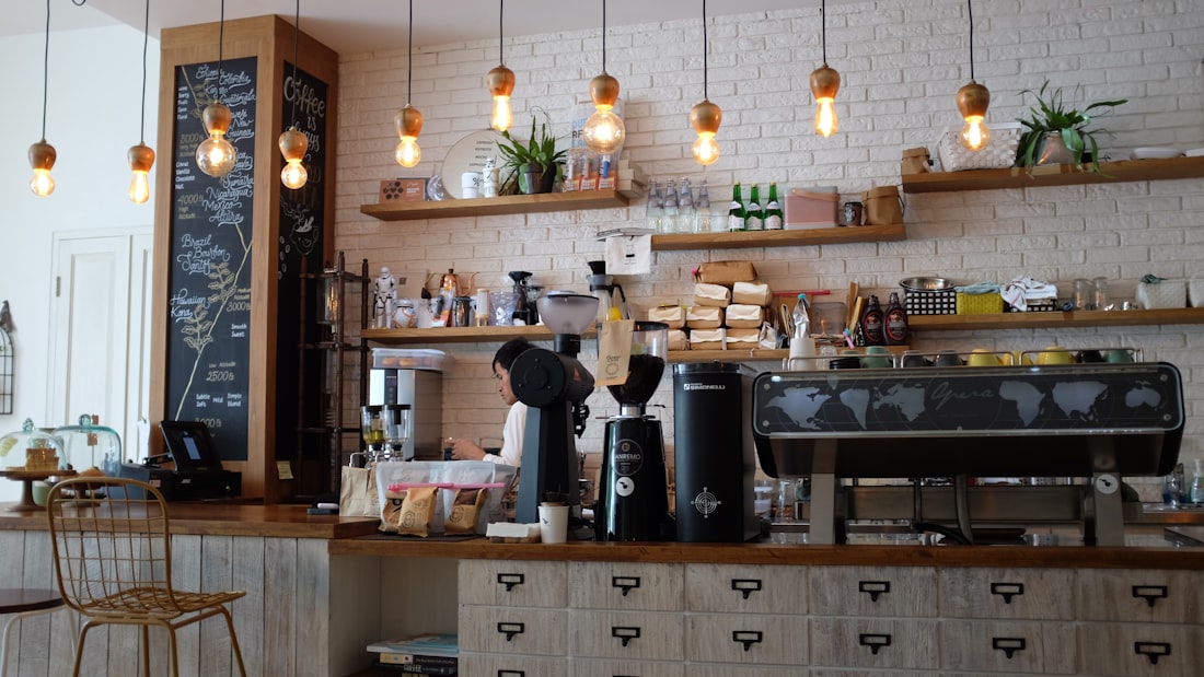 Pour-over coffee being brewed