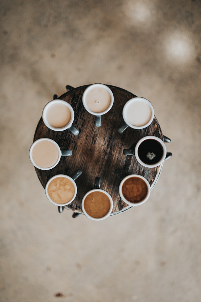 Barista at the espresso machine